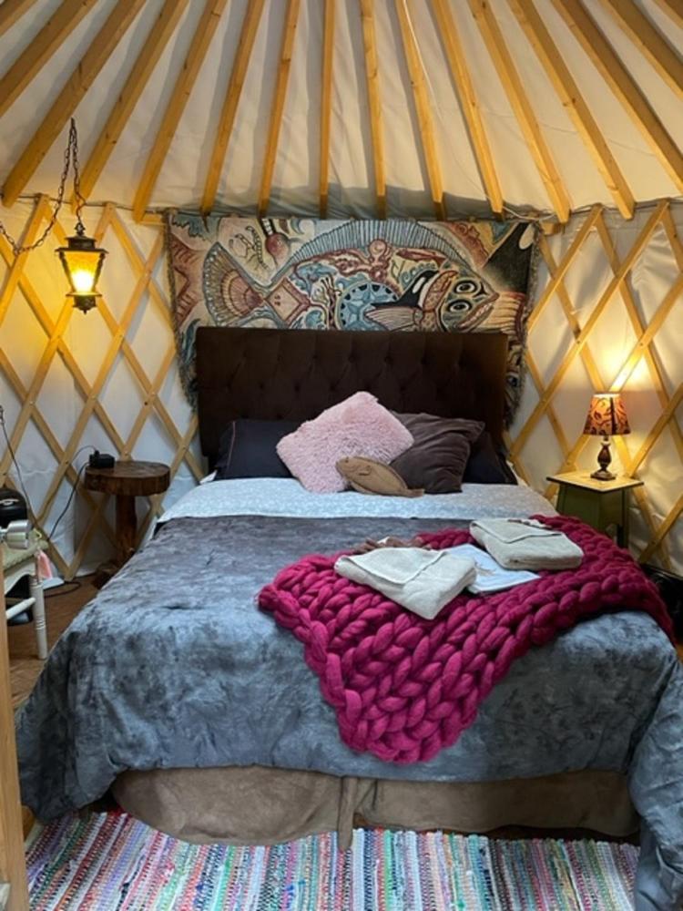 Queen Yurt at Yurt Village with Shared Bathroom interior